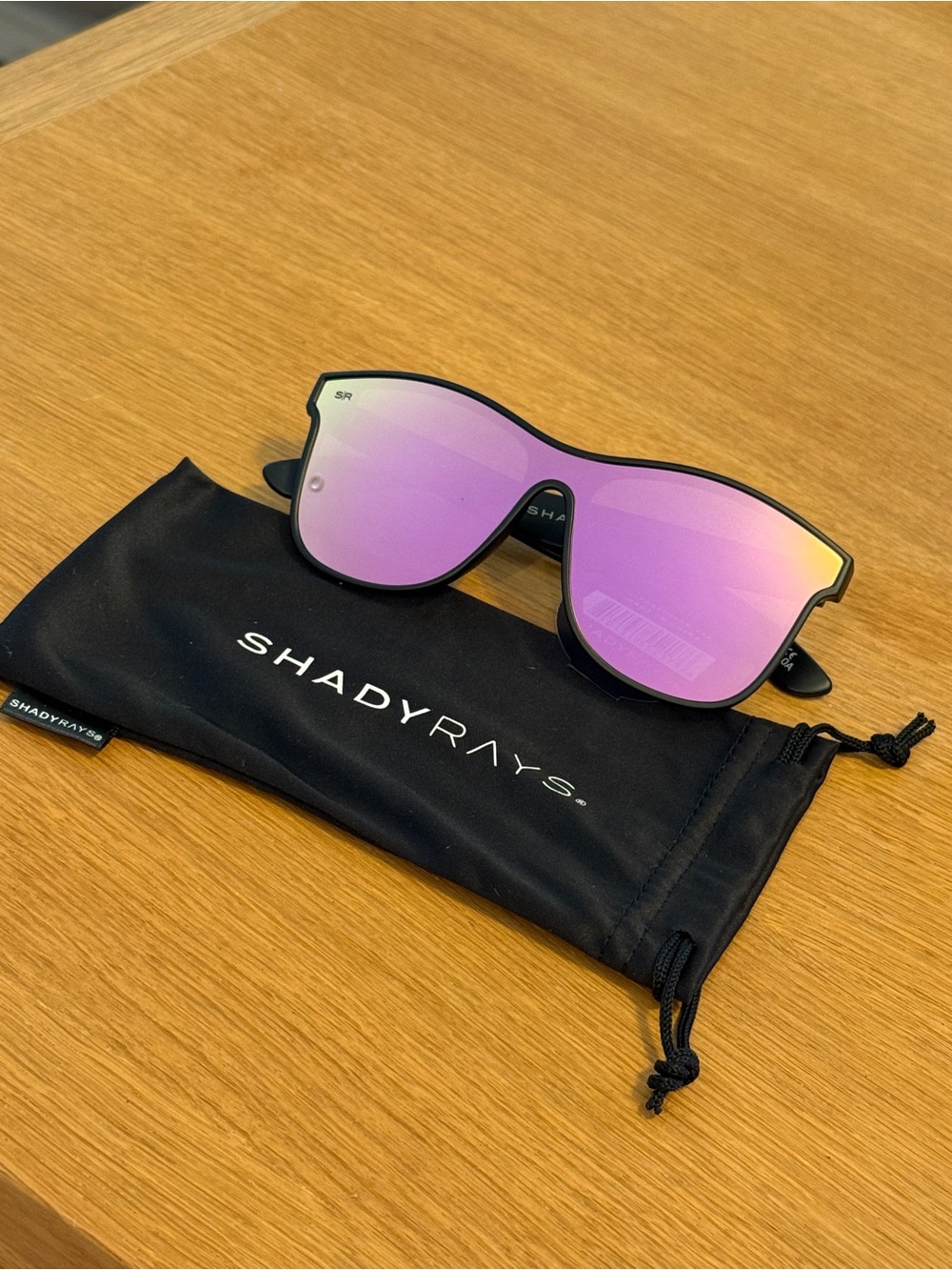 Shady Rays Women’s “HIGHRISE” pink/orange mirrored sunglasses NWT